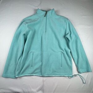 NY Jeans -Women’s Zip Fleece Pullover - Medium - Blue -Kangaroo Pouch -NY and Co